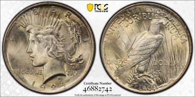 1924 $1 MS66