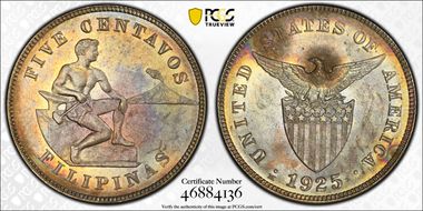 1925-M 5C Allen-4.12 MS63