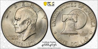 1976-D $1 Type 2 MS64