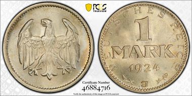 1924-J Mark J-311 MS64