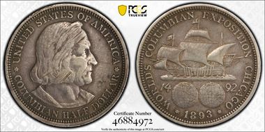 1893 50C Columbian N1