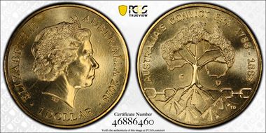 2018-C $1 Convict Era 1788-1868 MS66