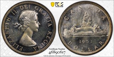 1953 S$1 No Strap, SWL N1