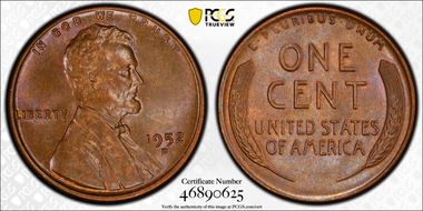 1952-D 1C MS65BN