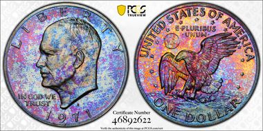 1971-S $1 Silver PR68