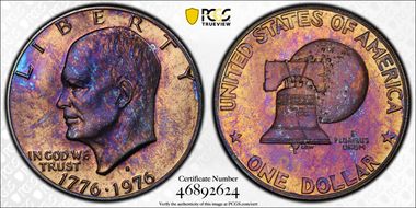 1976-S $1 Silver PR68