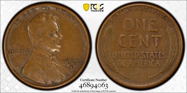 1925-S/S 1C RPM, FS-501 VF30BN