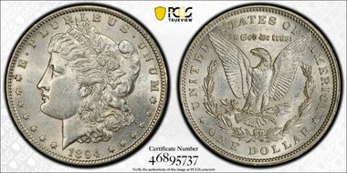 1894 $1 AU53