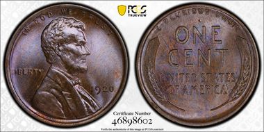 1920 1C MS65BN