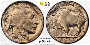 1935-D 5C MS64