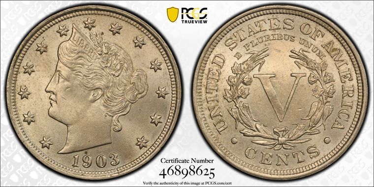 Cert 46898625 - Coin Image