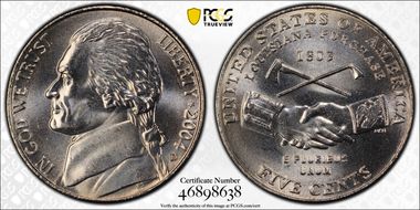 2004-D 5C Peace Medal MS67