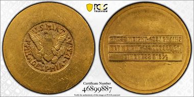 (1945-46) £4 KM-34  Au AU58