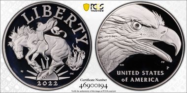 2022-P Medal American Liberty PR69DCAM