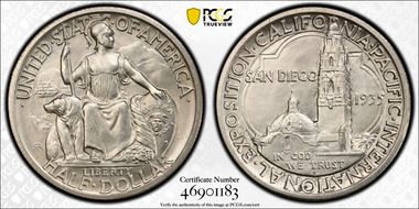 1935-S 50C San Diego N1