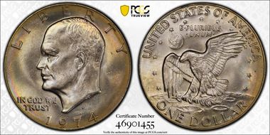 1974-D $1 MS66