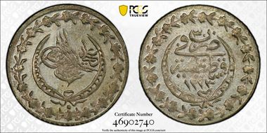 AH1223//30 (1837) 20 Para KM-596 MS63