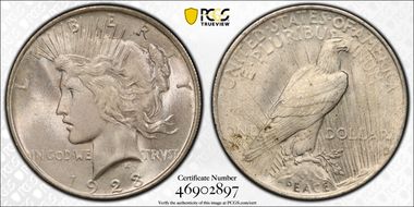 1923 $1 MS65