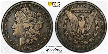 1892-S $1 F15