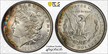 1896 $1 MS64