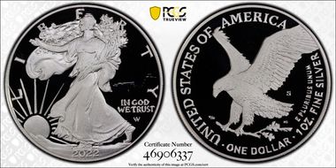 2022-S $1 Silver Eagle PR66DCAM