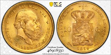 1879 10 G KM-106  Au MS65