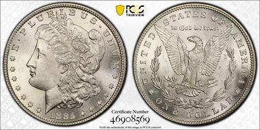 1885 $1 MS63