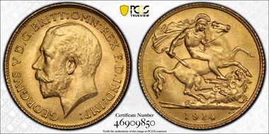 1914 1/2 Sov S-4006 MS66