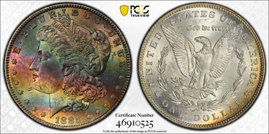 1885 $1 MS64