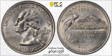 2007-D 25C Washington MS64