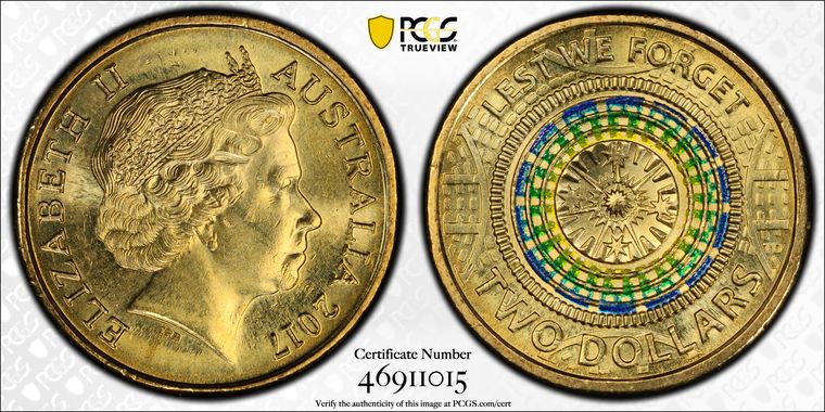 Cert 46911015 - Coin Image