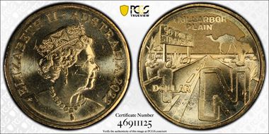2022 $1 Great Aussie Coin Hunt - 'N' Nullarbor Plain MS63