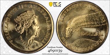 2022 $1 Diamantinasaurus Australian Dinosaurs MS66