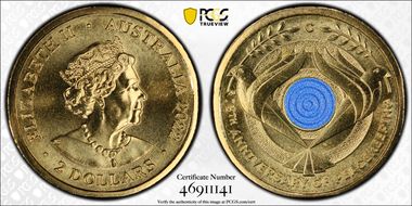 2022-C $2 Peacekeeping Colorized MS68