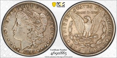 1893 $1 XF45