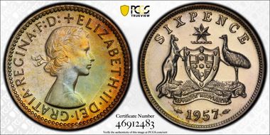 1957(m) 6D KM-58 Ag PR65