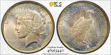 1923 $1 MS63