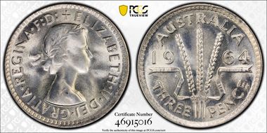 1964(m) 3D MS68