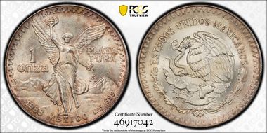 1988-Mo Onza Libertad Ag MS67