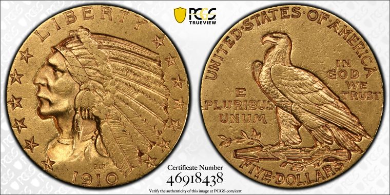 Cert 46918438 - Coin Image