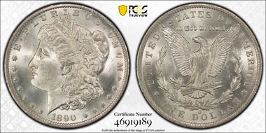 1890-O $1 MS65