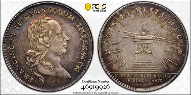 1792 Ducat KM-Pn64 Ag AU58