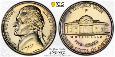 1942-P 5C Silver PR67