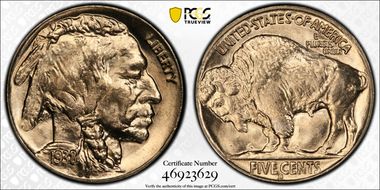 1938-D 5C Buffalo MS66