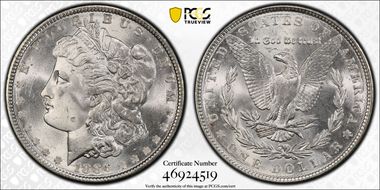 1886 $1 MS65