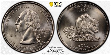 2005-P 25C Kansas Satin Finish SP65