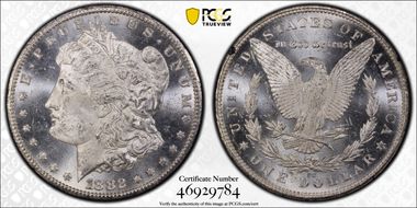 1882-CC $1 GSA Hoard MS63PL