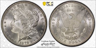 1879-S $1 MS67+