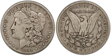 1892-O $1 F12