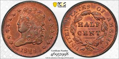 1828 1/2C 13 Stars N1BN